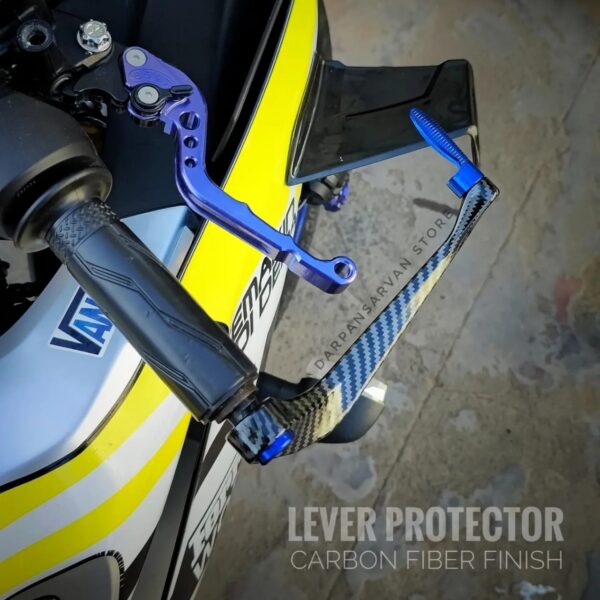 Lever Protector With Carbon Fiber Finish