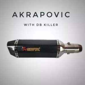 Akrapovic 235 Replica Exhaust With Db killer (Full Carbon Fiber Finish)