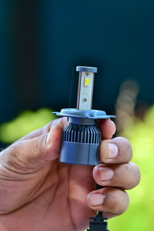 Hjg Led  Headlight With Remote Control White/Yellow/Flashing For All Bikes