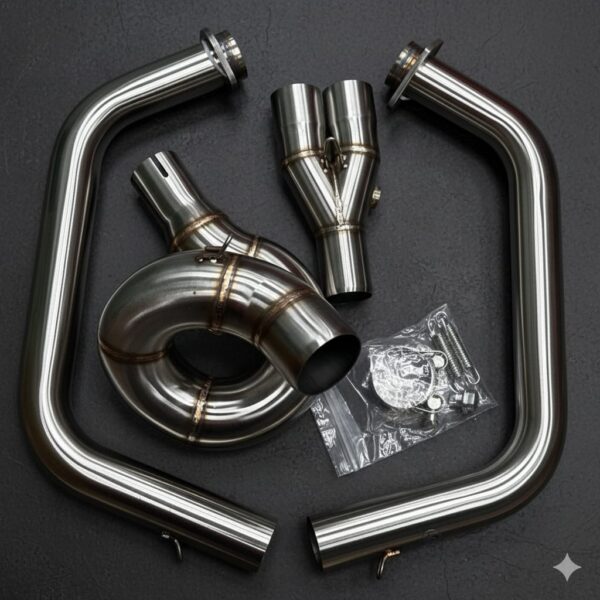 Exhaust Link Pipe Full System Headers For Kawasaki Ninja 650