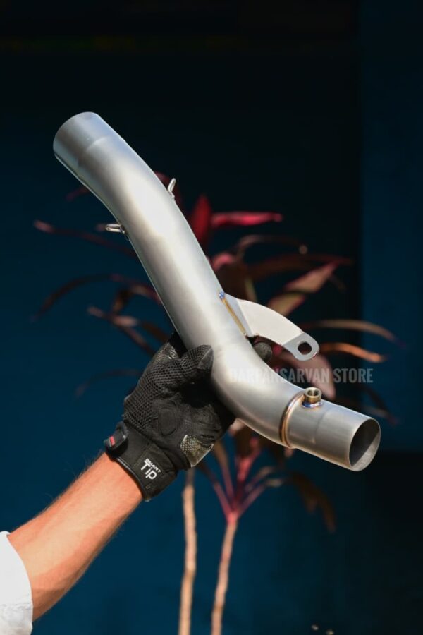 Exhaust Decat Link Pipe For Kawasaki Ninja ZX6R (Titanium)