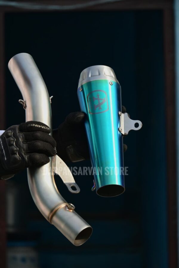 Decat Exhaust System Blue Edition With Db Killer For Kawasaki Ninja ZX6R