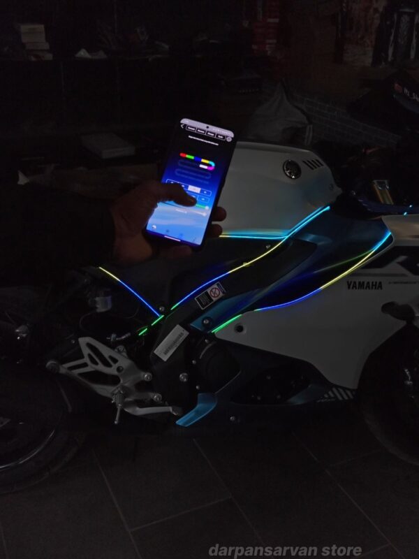 RGB Ambient LED Lights Kit for Car & Bike (6 Strips | 4×60cm + 2×45cm | Universal Fit)