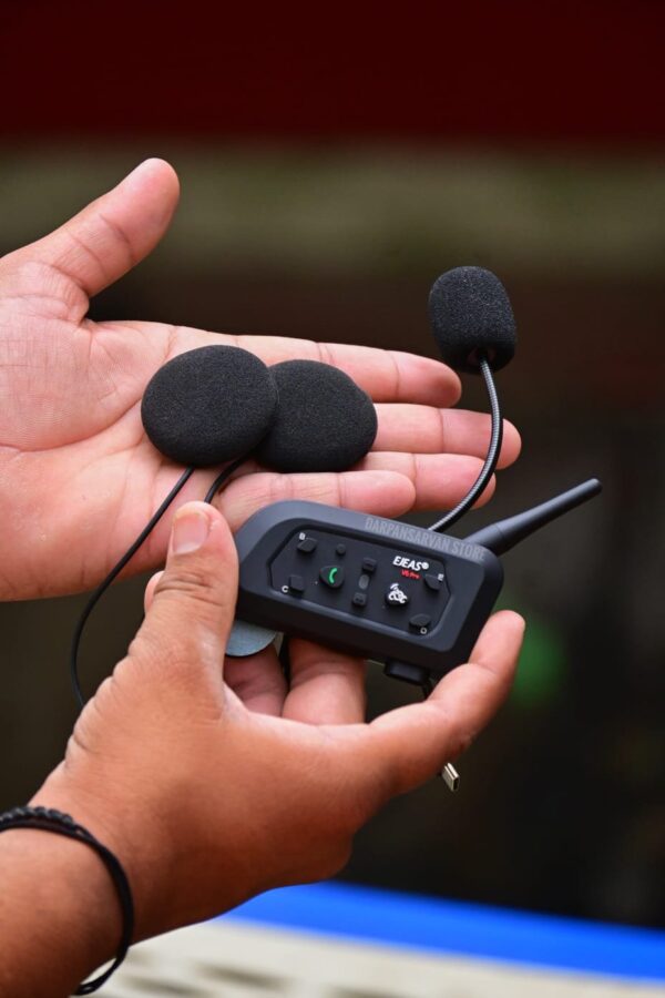 EJEAS V6 Pro Motorcycle Bluetooth Intercom | 6 Riders Pairing | 2-Way Communication |