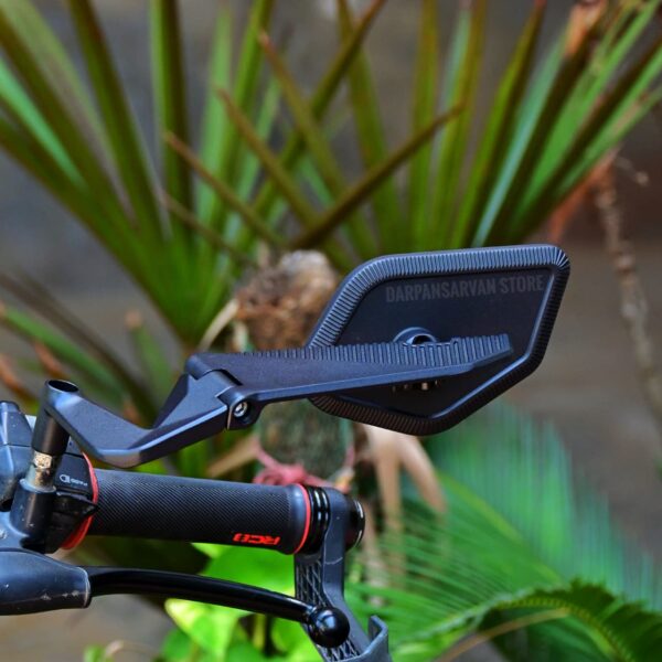 Aero Wing Mirror Fully Adjustable Universal Fit Yoke Fitting Naked Bikes