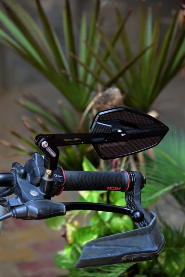 New Foldable Carbon  Universal DS002 Mirror For All Bikes (Naked Bikes)