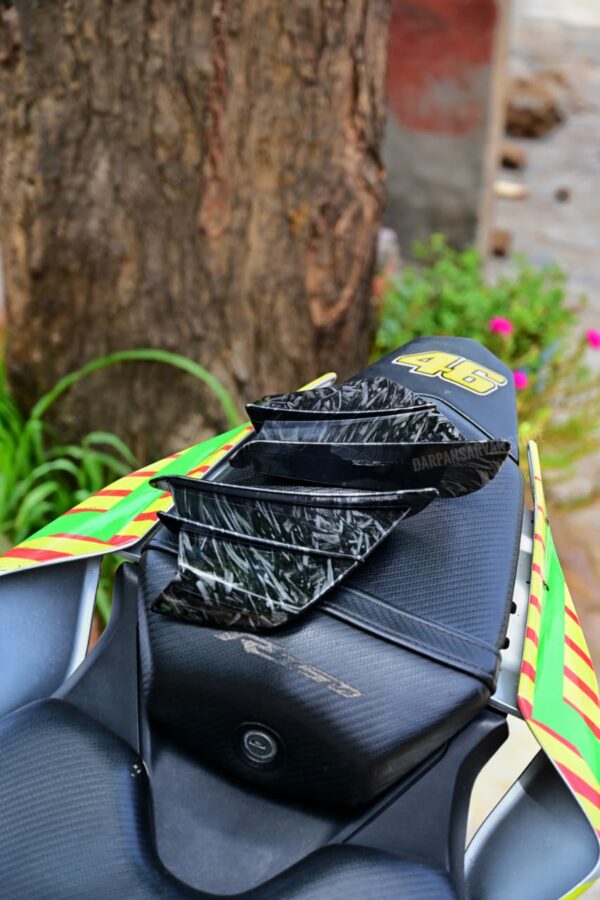 Ducati Inspired Winglet Forged Carbon Finish Universal Fit