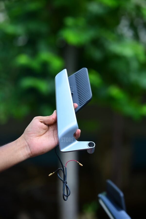 Aerodynamic Max Mirror With LED Indicator Yoke Fitting For Naked Bikes