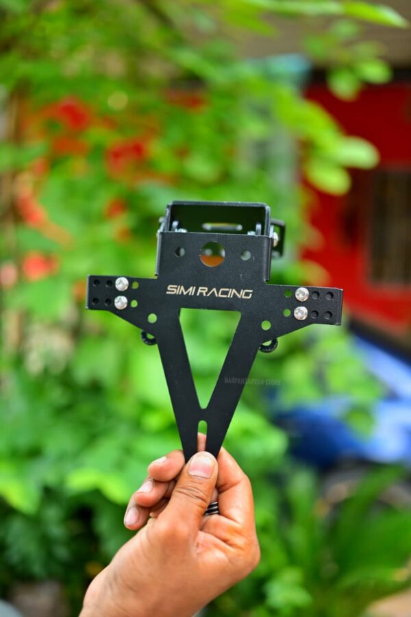 Adjustable Tail Tidy Number Plate Bracket Mount Universal Fit For All Bikes