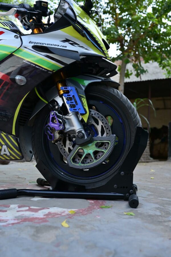 Front Wheel Parking Stand Chock Paddock For All Bikes