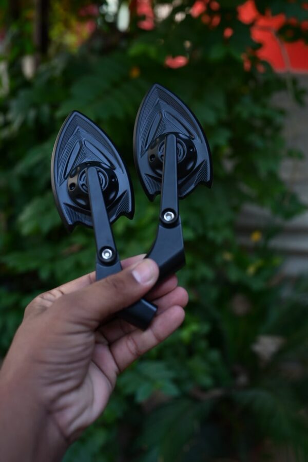 New Edgewing Owl Shape Mirror Yoke Fit Universal For All Bikes