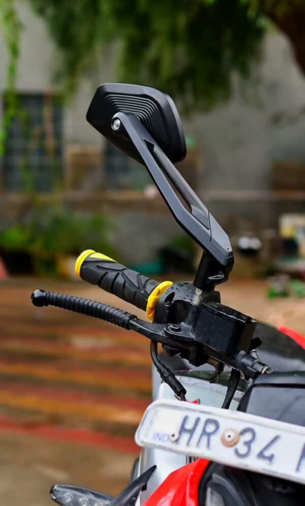 Premium OptiClear HD Anti Glare Rearview Mirror RM107 Yoke Fit For All Bikes